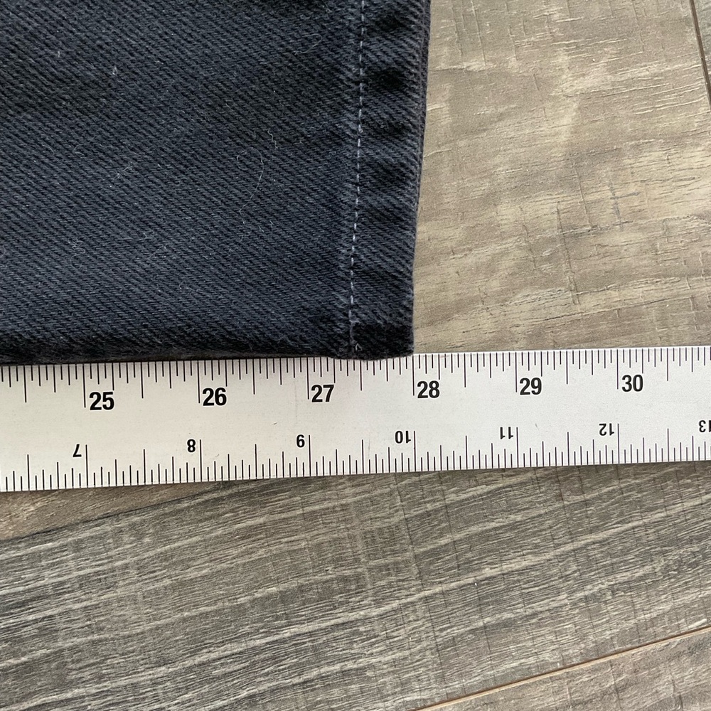 33x28 LL Bean Double L Classic Fit Denim Jeans Mens Black 100% Cotton 220626 - Picture 7 of 11